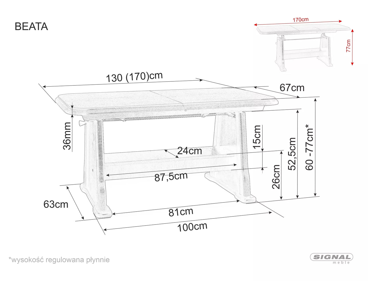 Beata Table Bench